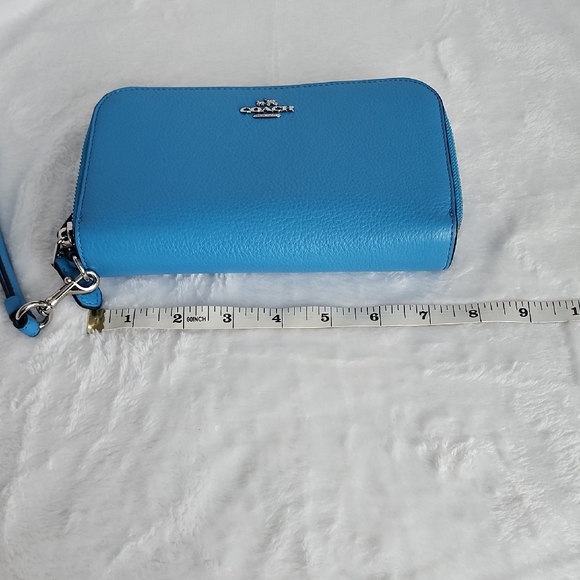 Coach Vibrant Blue Satchel and Wallet Set - Picture 14 of 15